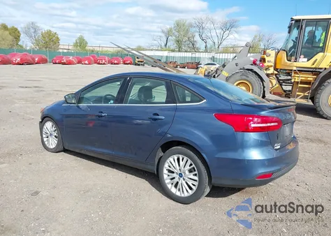 2018 Ford Focus Titanium from USA, damaged, VIN 1FADP3J29JL254861